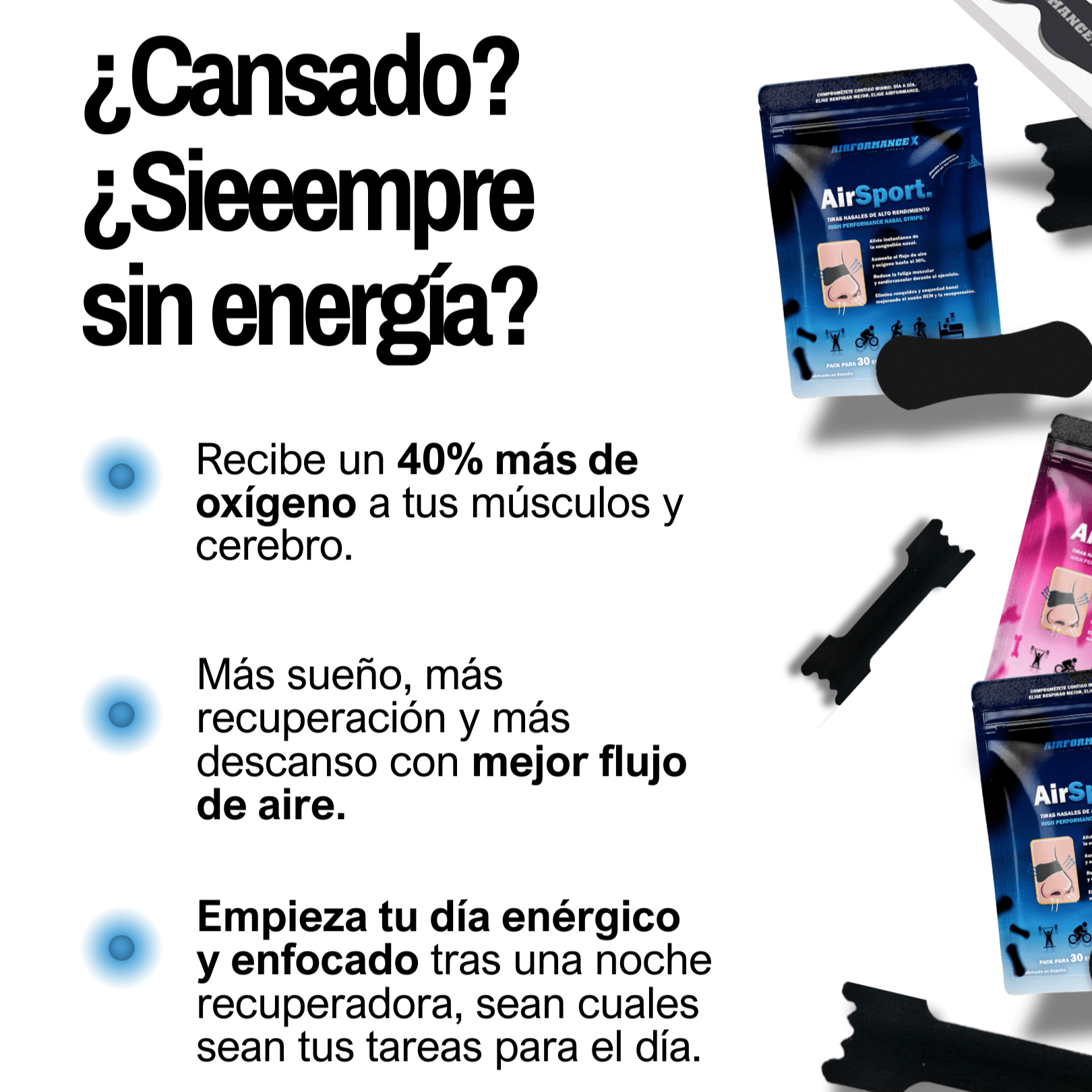 AirSleep® Cinta Bucal Anti-Ronquidos (Gratis)