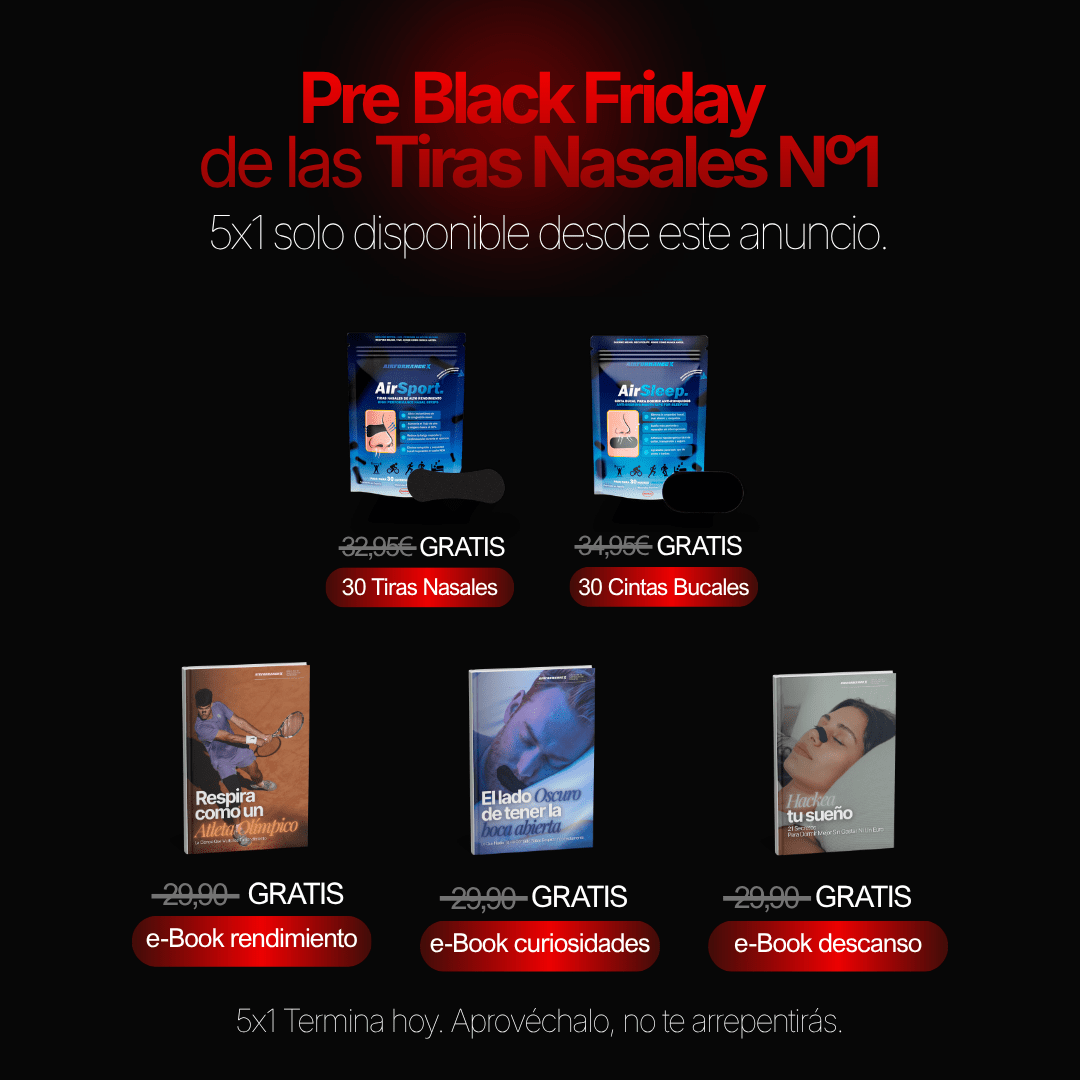 5x1 AirSport® Tiras Nasales de Alto Rendimiento