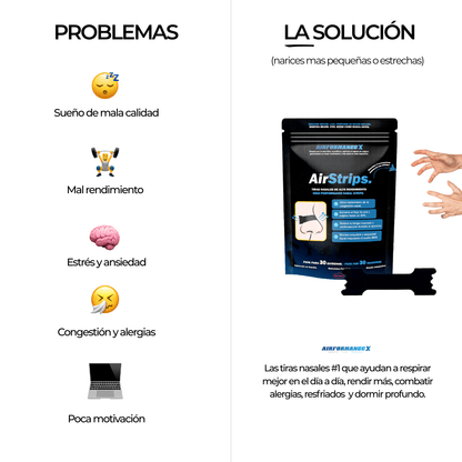 Tiras Nasales Alto Rendimiento AirStrips®