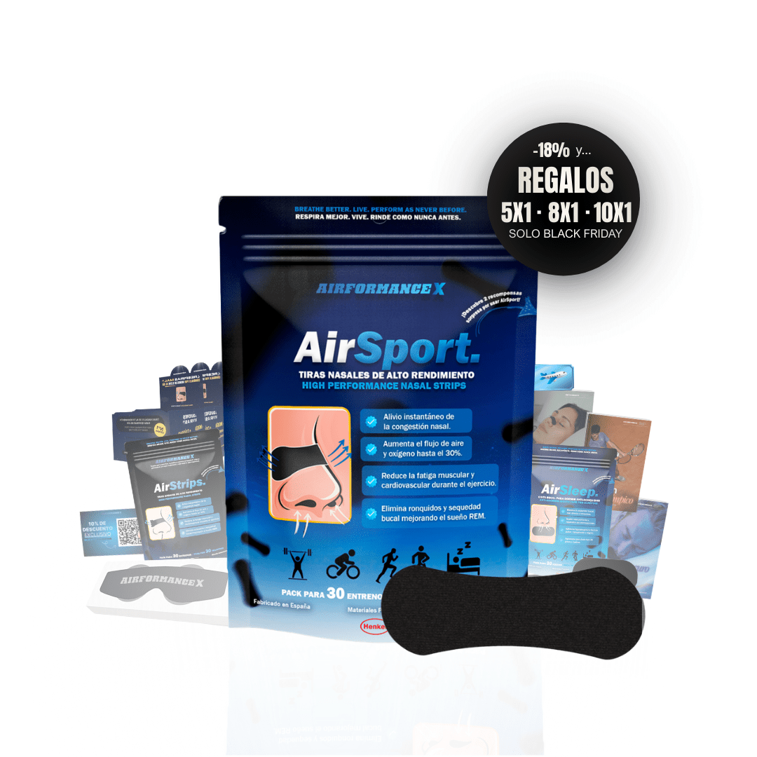 AirSport® Tiras Nasales de Alto Rendimiento