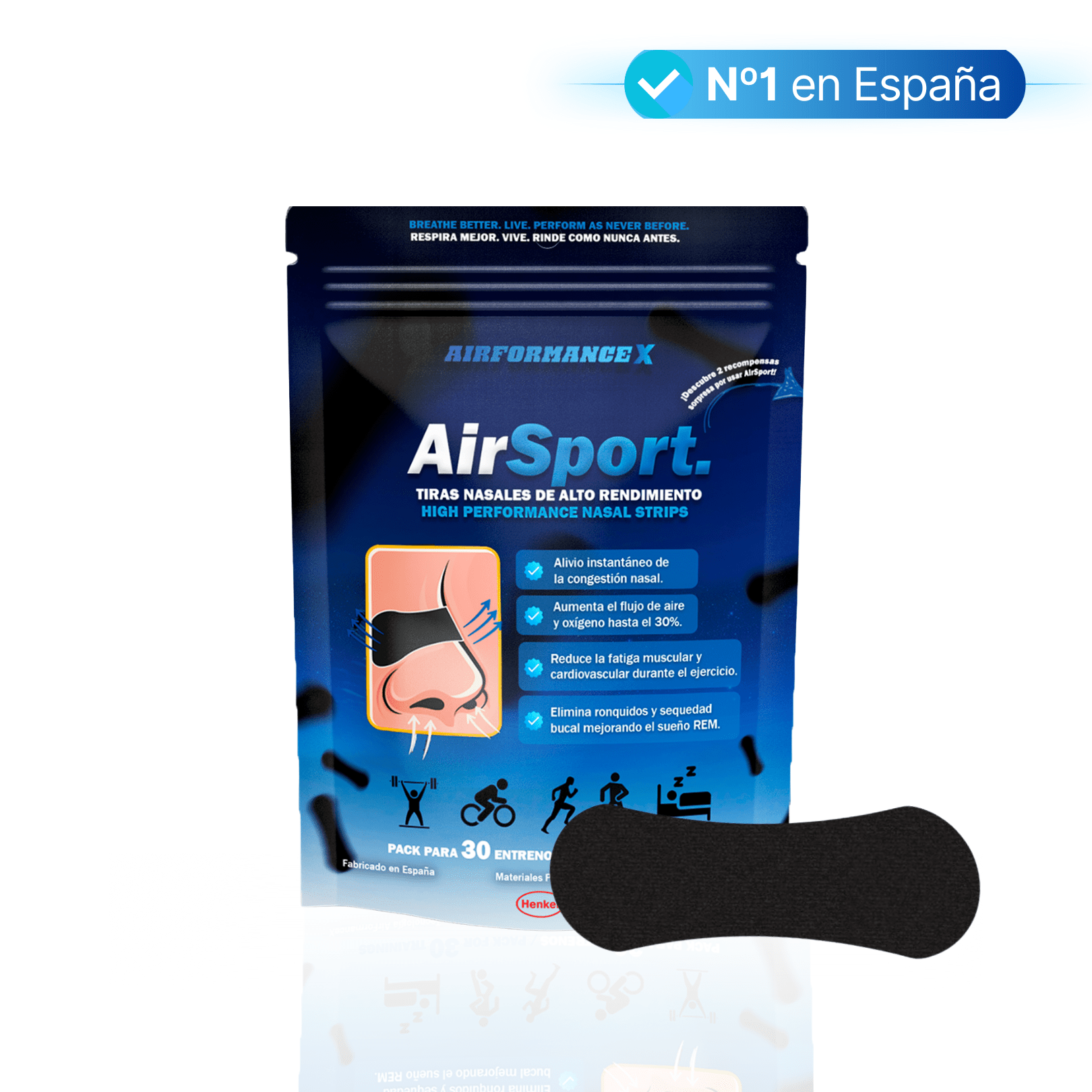 AirSport® Tiras Nasales de Alto Rendimiento | + Regalo Gratis