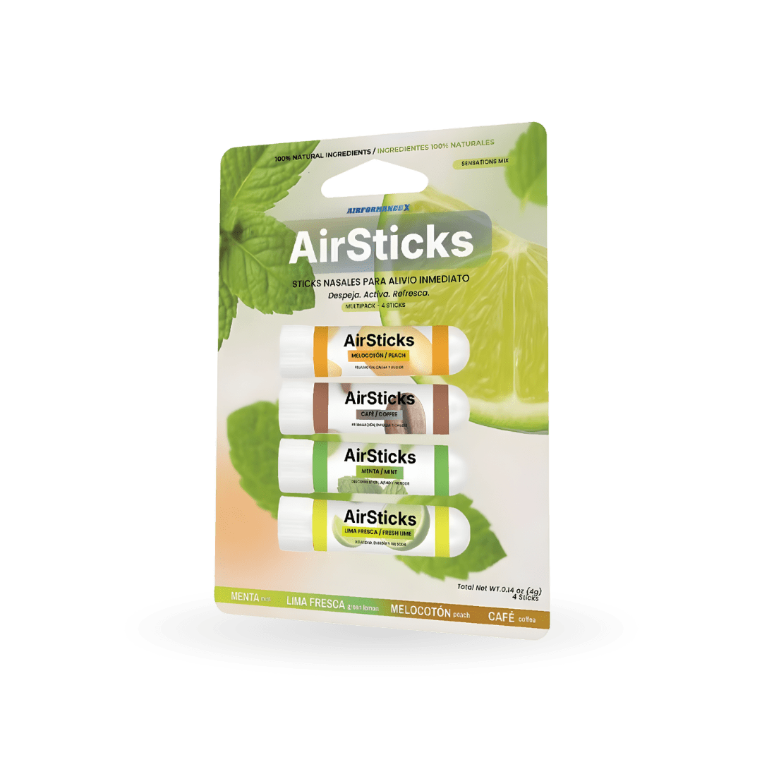 AirSticks® Inhaladores Nasales Pack Sensations (4u)