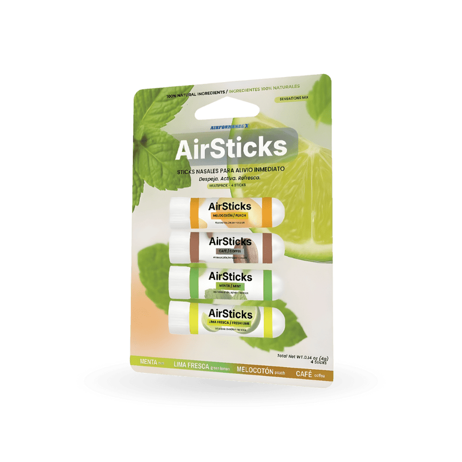 AirSticks® Inhaladores Nasales Pack Sensations (4u)