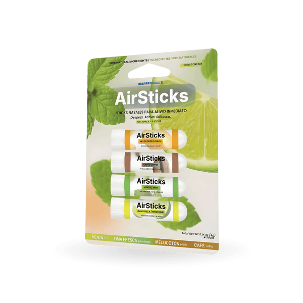 AirSticks® Inhaladores Nasales Pack Sensations (4u)