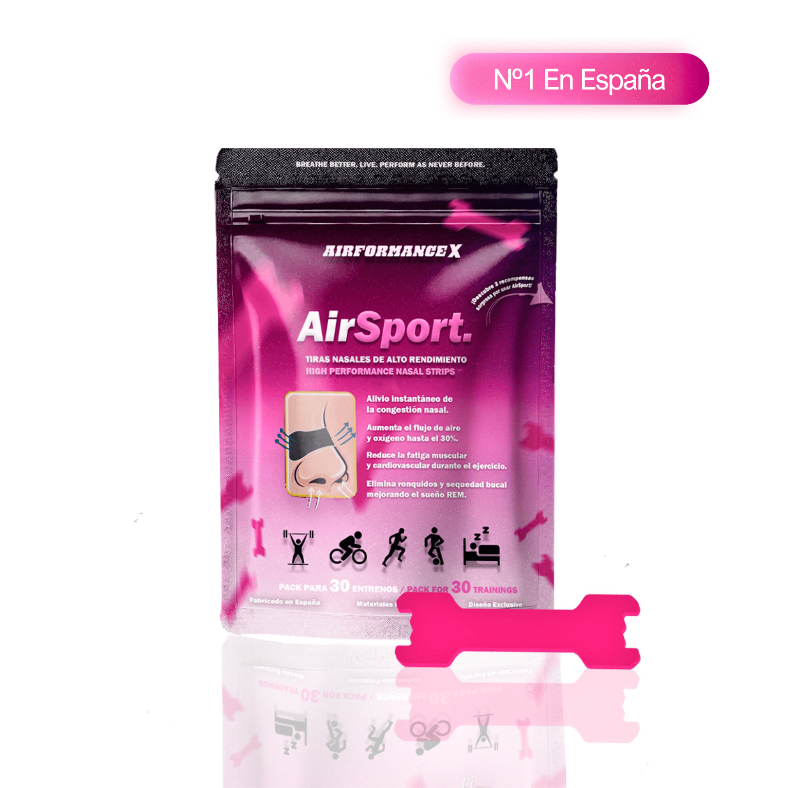 AirSport® Tiras Nasales de Alto Rendimiento | + Regalo Gratis